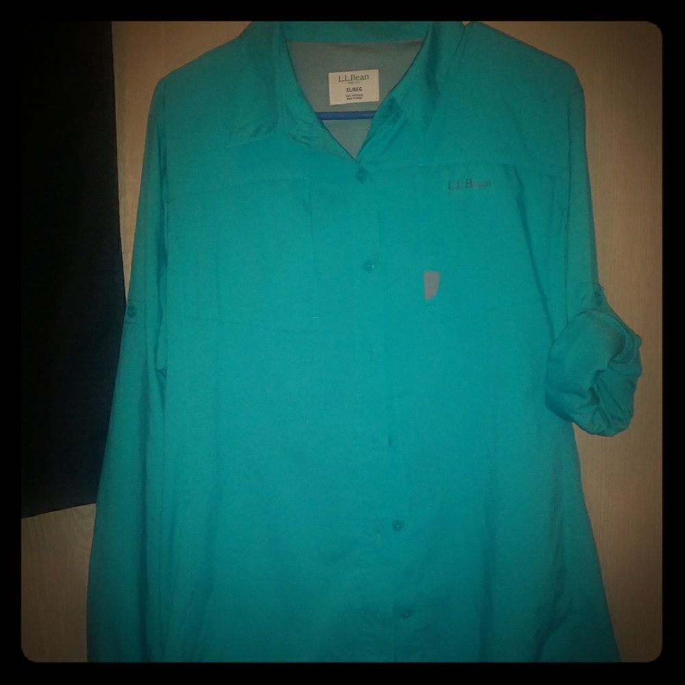 L.L. Bean Tropicwear Long Sleeve Shirt